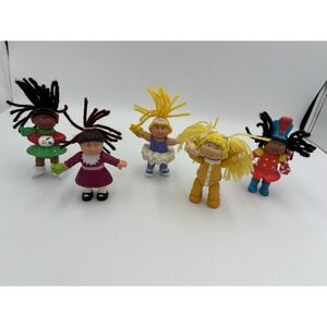 VTG McDonalds Cabbage Patch Kids  Figures – Set of 5 Holiday, Pajamas, Ballerina